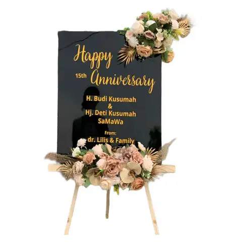 Papan Bunga Akrilik Gelumbang